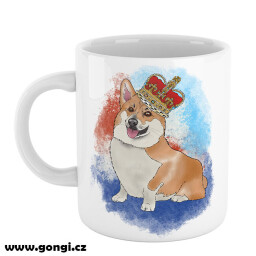 Hrnek 330 ml - Corgi král